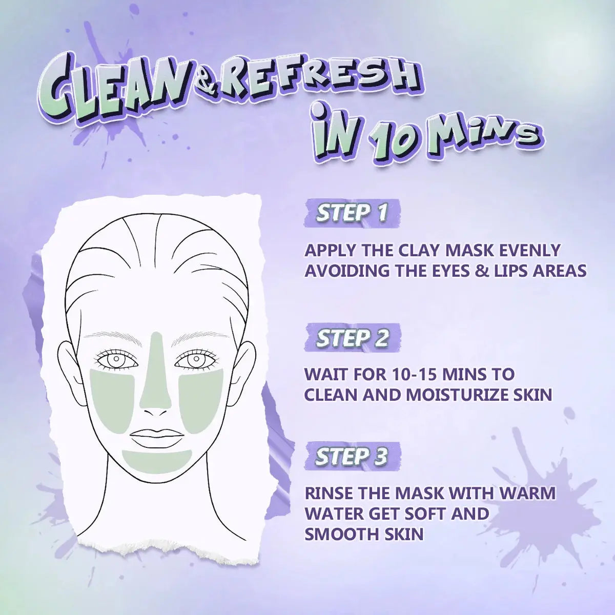 Ireneda Green Tea Clay Mask – deep cleansing, oil-controlling, and acne-fighting mask with green tea and kaolin clay. Hydrating and non-drying. Halal, vegan, and cruelty-free skincare in Pakistan.