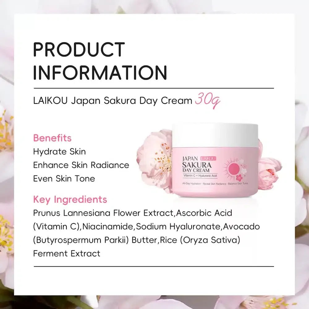 LAIKOU Japan Sakura Day Cream | 30g
