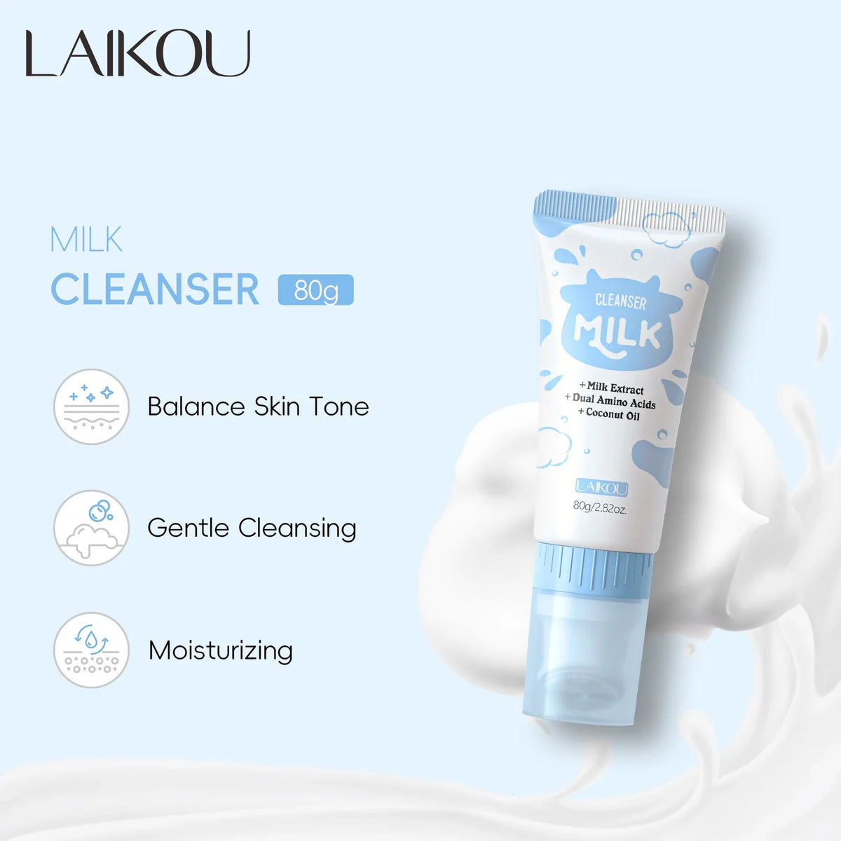 LAIKOU Milk Cleanser | 80g