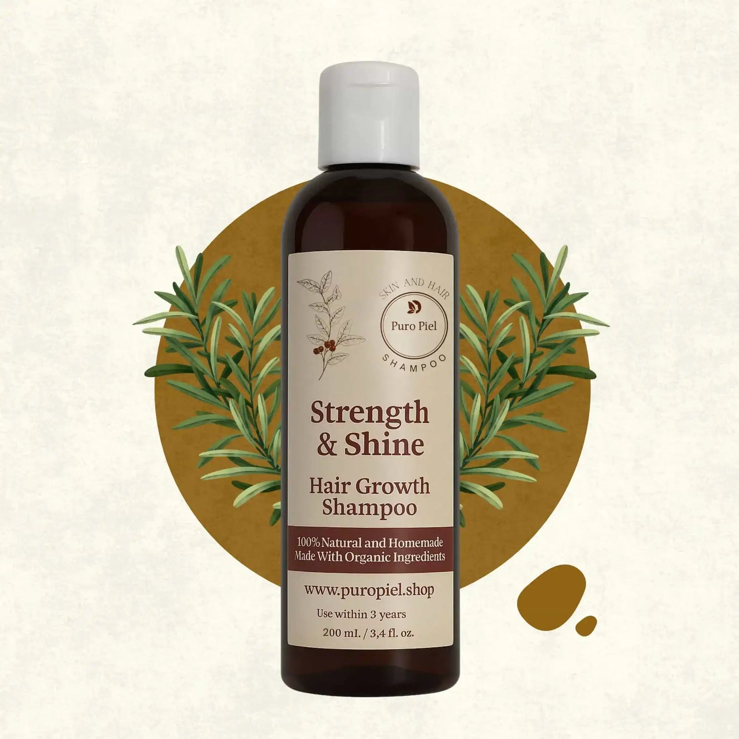 Strength & Shine Hair Growth Organic Shampoo | 200 ml