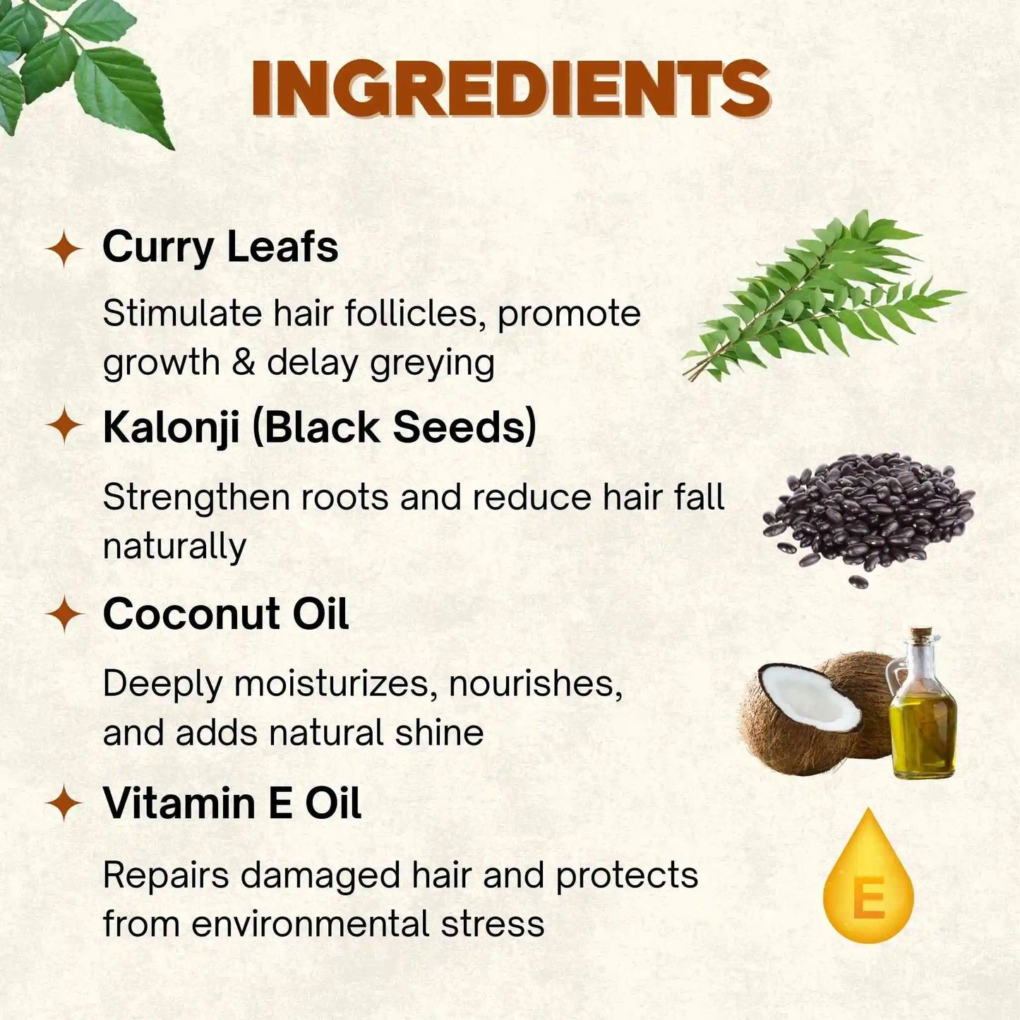 Curry Leaf Organic Oil | 100 ml