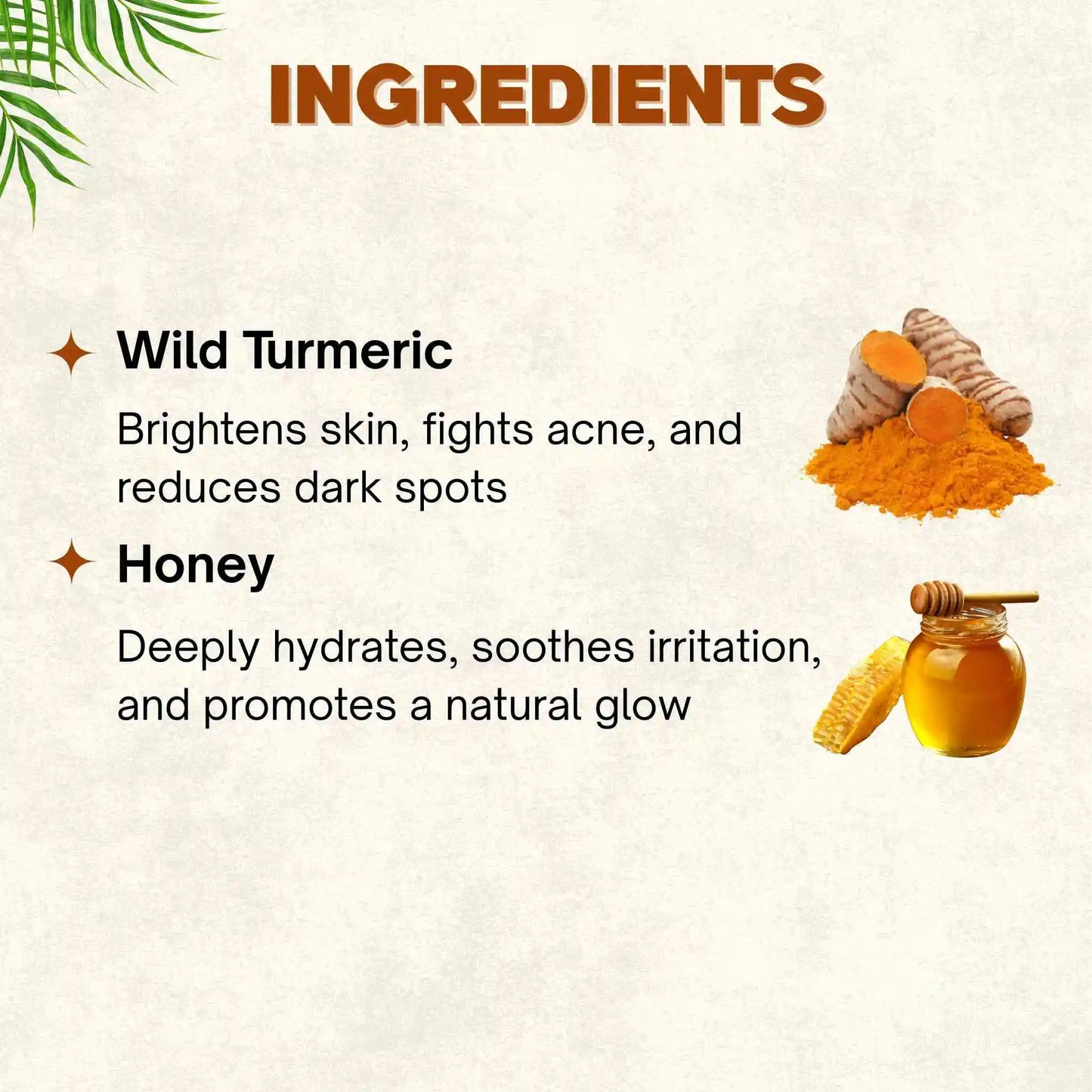 Honey & Wild Turmeric Organic Golden Glow Soap | 100g