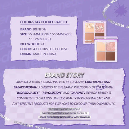 Ireneda Color-Stay Pocket Palette