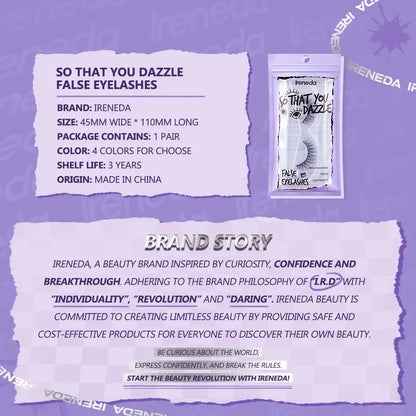 Ireneda Dazzle False Eyelash