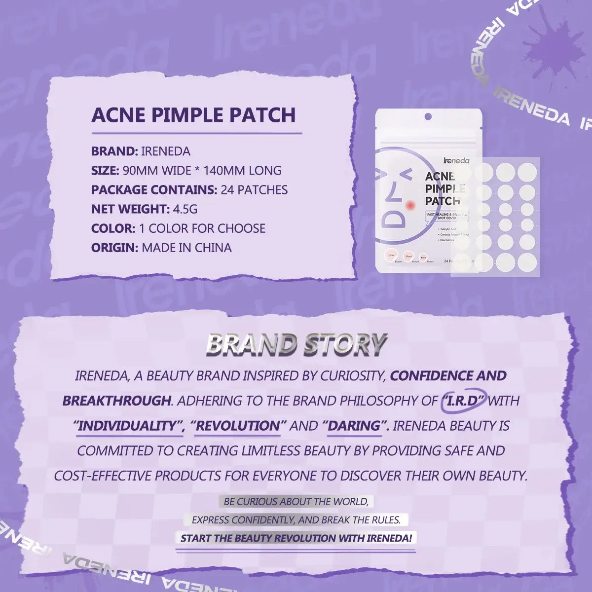 Ireneda Acne Pimple Patch