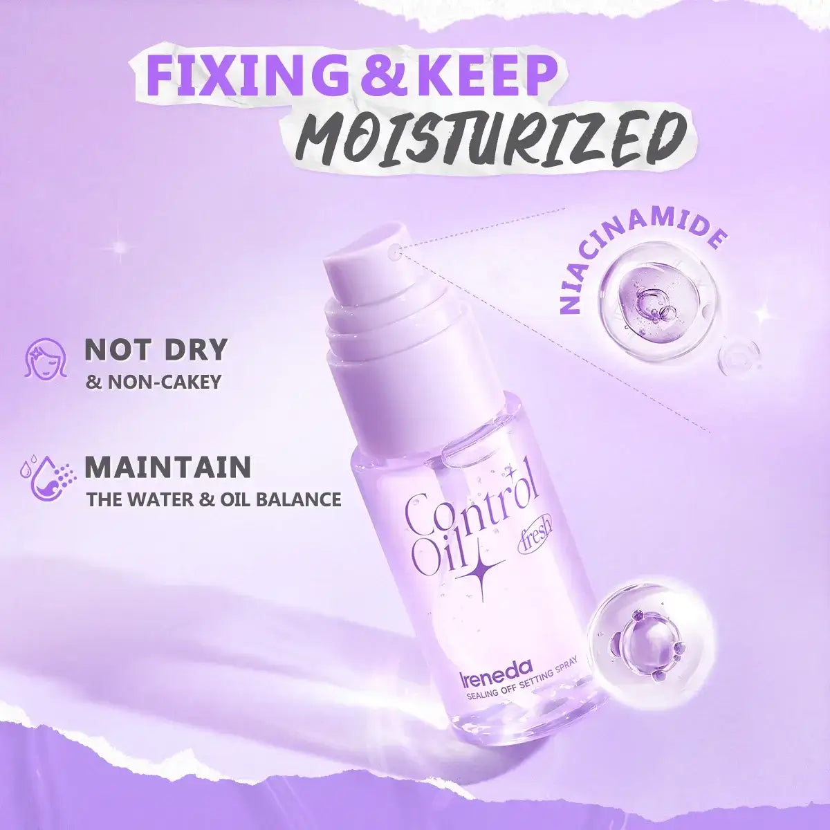 Ireneda Sealing Off Setting Spray for Oil Control