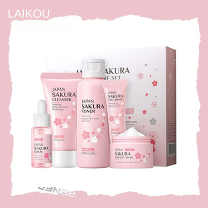LAIKOU Japan Sakura 5 Pieces Skincare Set