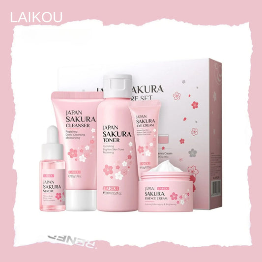 LAIKOU Japan Sakura 5 Pieces Skincare Set