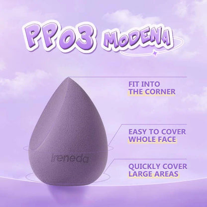 Ireneda Flawless Face Makeup Sponge – ultra-soft, latex-free beauty blender for seamless foundation, concealer & powder application. Halal, vegan & cruelty-free makeup tool in Pakistan.