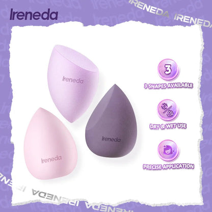 Ireneda Flawless Face Makeup Sponge – ultra-soft, latex-free beauty blender for seamless foundation, concealer & powder application. Halal, vegan & cruelty-free makeup tool in Pakistan.