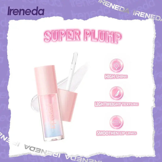 Ireneda Hi-Shine Lip Gloss – ultra-hydrating, high-shine, non-sticky formula for plump, glossy lips. Available in sheer and pigmented shades. Halal, vegan, and cruelty-free makeup in Pakistan.