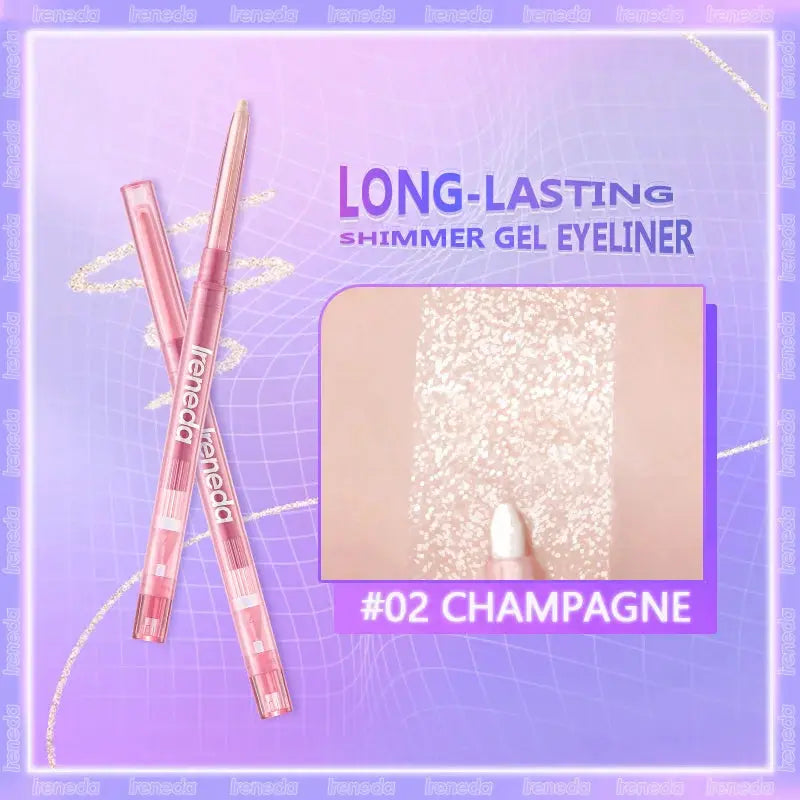 Ireneda Shimmer Creamy Eyeshadow Stick – waterproof, long-lasting, highly pigmented, smudge-proof eyeshadow with shimmer finish. Easy to apply, blendable, and perfect for all-day wear. Halal, vegan, and cruelty-free makeup in Pakistan.