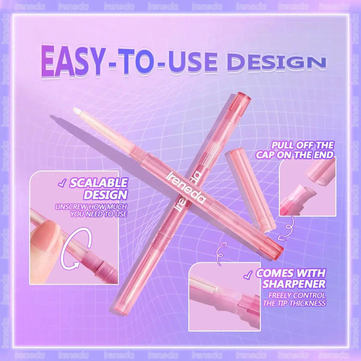 Ireneda Shimmer Creamy Eyeshadow Stick – waterproof, long-lasting, highly pigmented, smudge-proof eyeshadow with shimmer finish. Easy to apply, blendable, and perfect for all-day wear. Halal, vegan, and cruelty-free makeup in Pakistan.