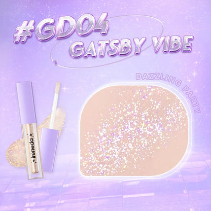 Ireneda Shimmery Party Liquid Eyeshadow – ultra-glittery, long-lasting, crease-proof liquid eyeshadow for dazzling eye makeup. Lightweight, quick-drying, and blendable. Halal, vegan, and cruelty-free makeup in Pakistan.