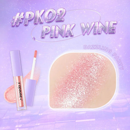 Ireneda Shimmery Party Liquid Eyeshadow – ultra-glittery, long-lasting, crease-proof liquid eyeshadow for dazzling eye makeup. Lightweight, quick-drying, and blendable. Halal, vegan, and cruelty-free makeup in Pakistan.