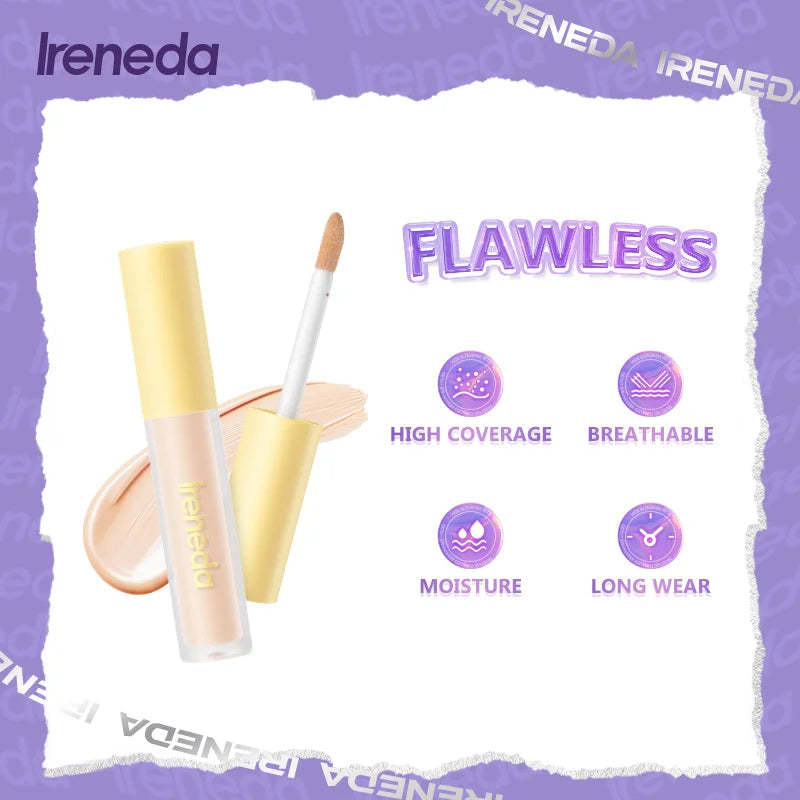 Ireneda Trust Me Concealer – full-coverage, lightweight, long-lasting concealer for flawless skin. Crease-proof, hydrating, and non-cakey formula. Halal, vegan, and cruelty-free makeup in Pakistan.