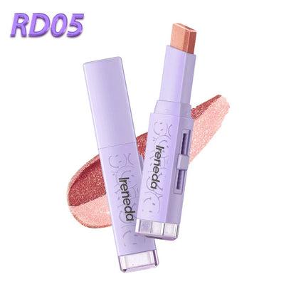 Ireneda Two-Tone Glitter Eyeshadow Stick – dual-tone, high-shine, waterproof, and blendable eyeshadow for effortless glam. Long-lasting, crease-proof formula. Halal, vegan, and cruelty-free makeup in Pakistan.
