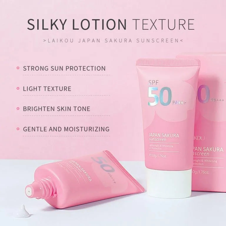 Laikou Japan Sakura Face Sunscreen SPF50 PA+++ | 50g
