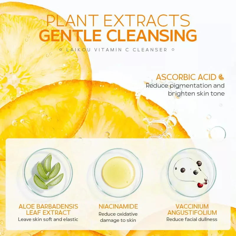 LAIKOU Vitamin C Whitening Cleanser | 50g