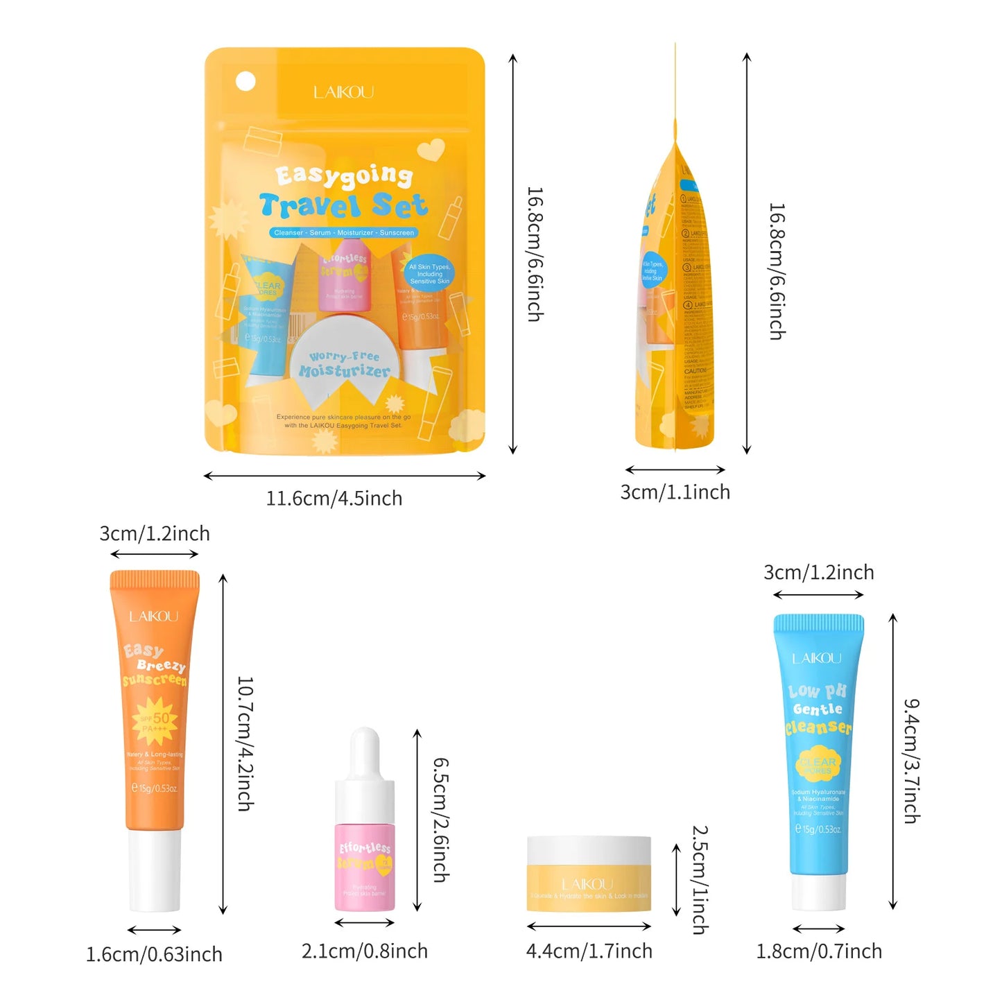 LAIKOU Easygoing Travel Set