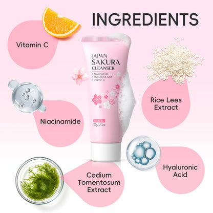 LAIKOU Japan Sakura Cleanser | 100g