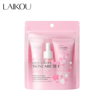 LAIKOU Japan Sakura Skincare 3 Pieces Set