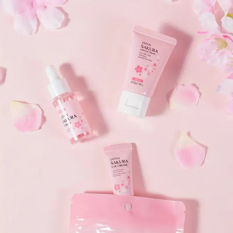 LAIKOU Japan Sakura Skincare 3 Pieces Set