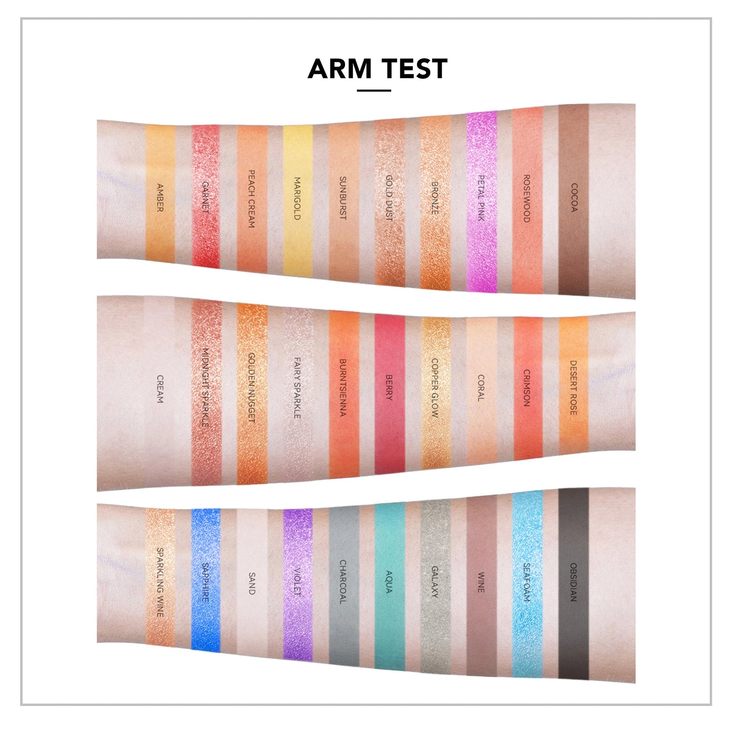 LA'FIOR Spectrum Glam 30 Colors Eyeshadow Palette – highly pigmented, blendable matte, shimmer & glitter eyeshadows for stunning eye makeup. Halal, vegan & cruelty-free in Pakistan.