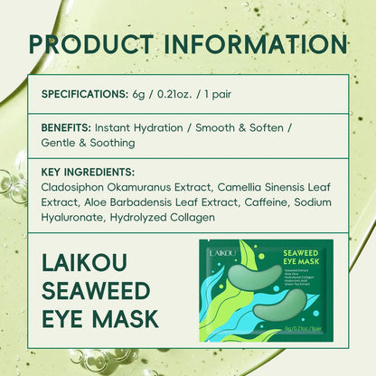 LAIKOU Seaweed Eye Mask | 6g (PACK OF 3)