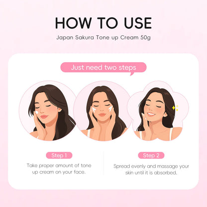 LAIKOU Sakura Tone Up Cream | 50g