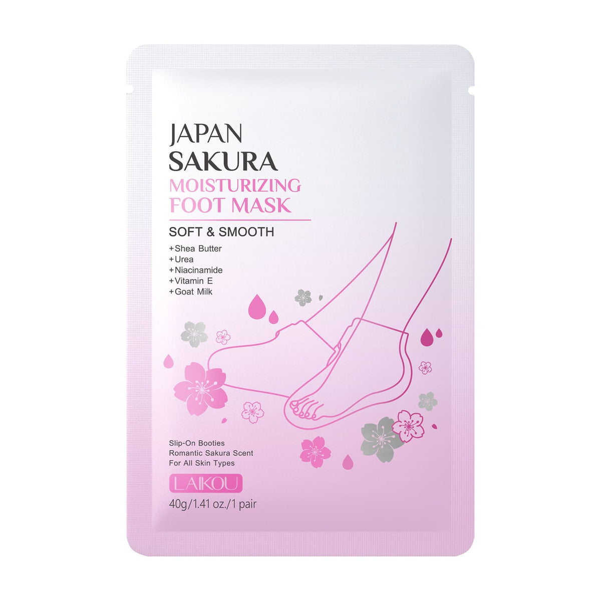 LAIKOU Japan Sakura Moisturizing Foot Mask | 40g