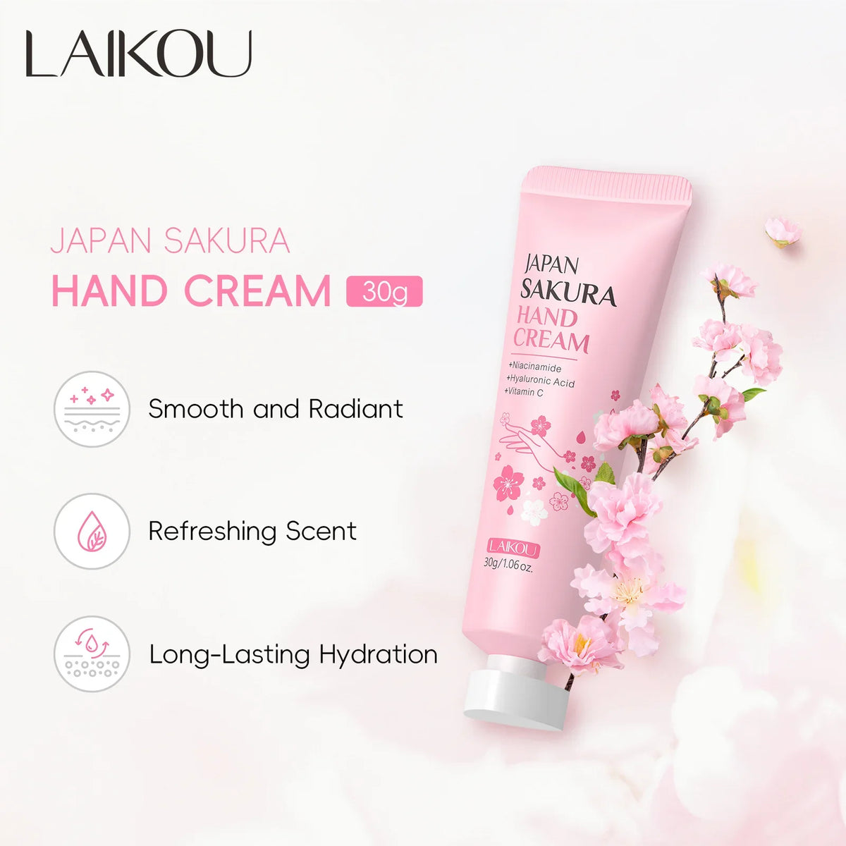 LAIKOU Japan Sakura Hand Cream | 30g