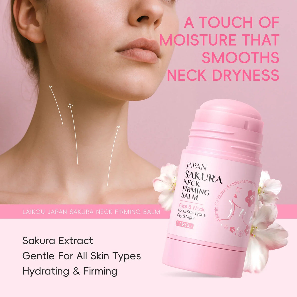 LAIKOU Japan Sakura Neck Firming Balm | 40g