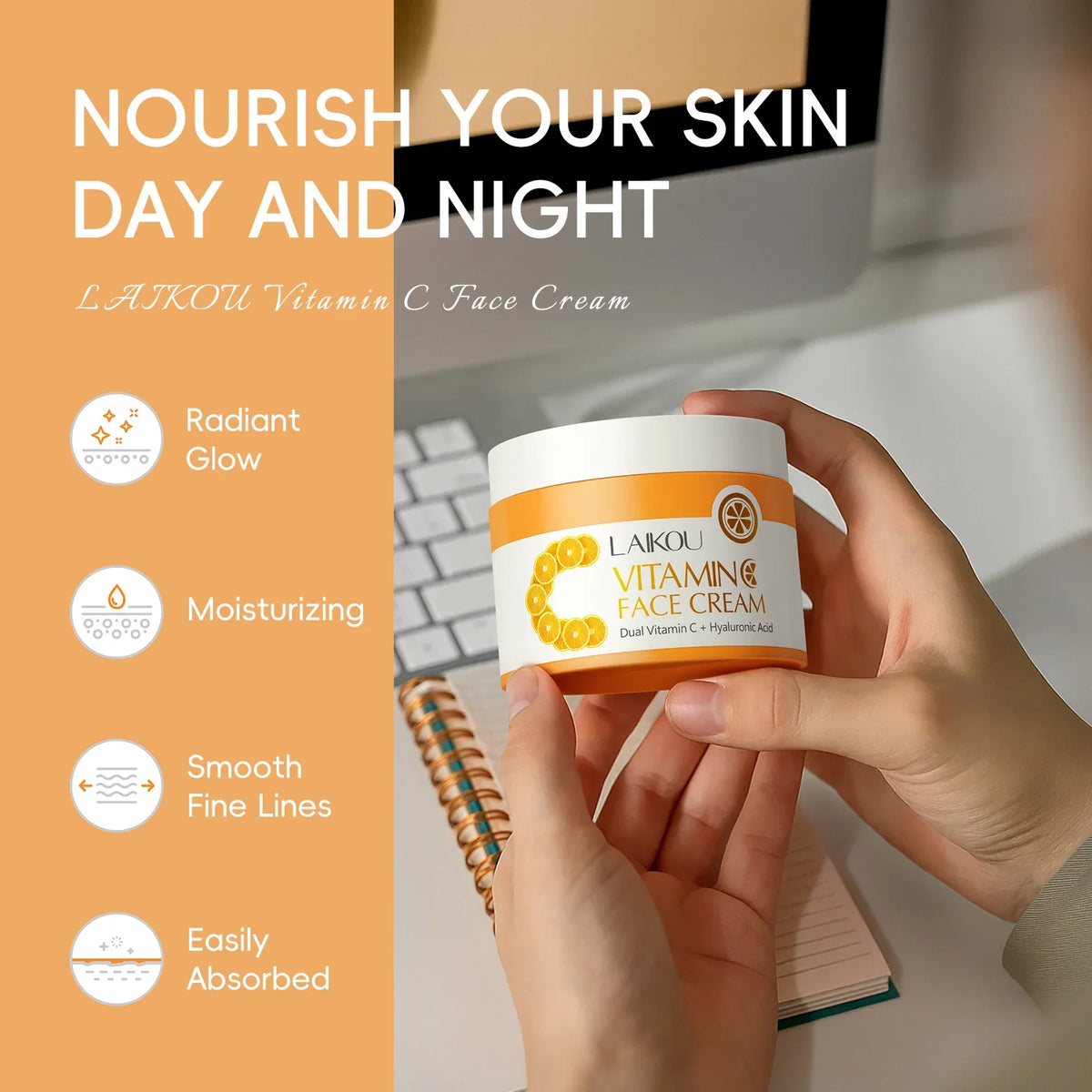 LAIKOU Vitamin C Face Cream | 50g