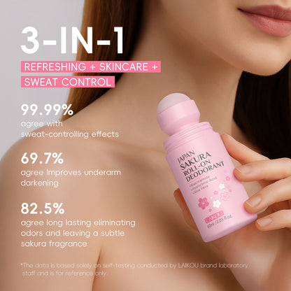 LAIKOU Japan Sakura Roll-On Deodorant | 60ml