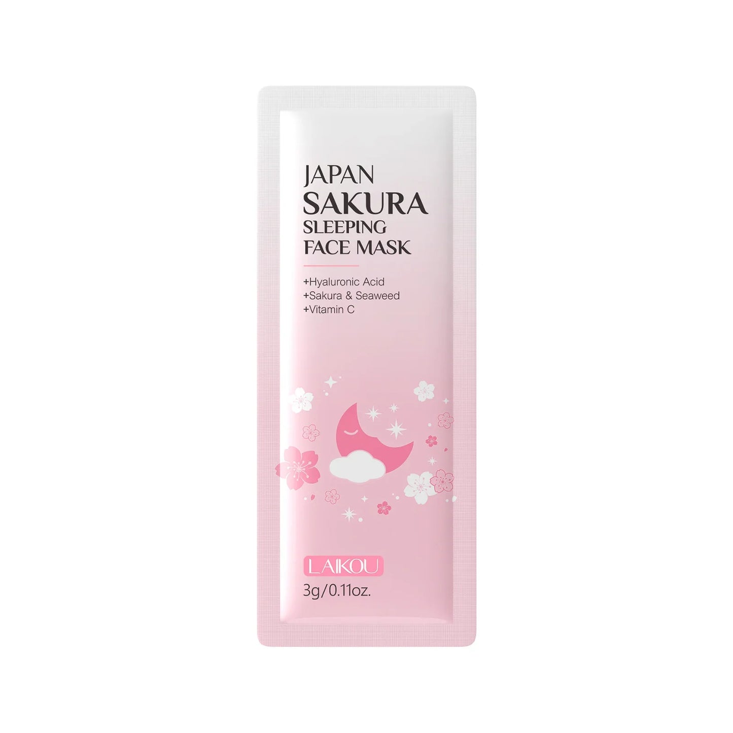 LAIKOU Sakura Sleeping Face Mask | 3g (PACK OF 5)