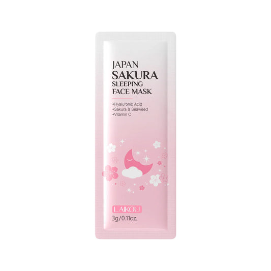 LAIKOU Sakura Sleeping Face Mask | 3g (PACK OF 5)