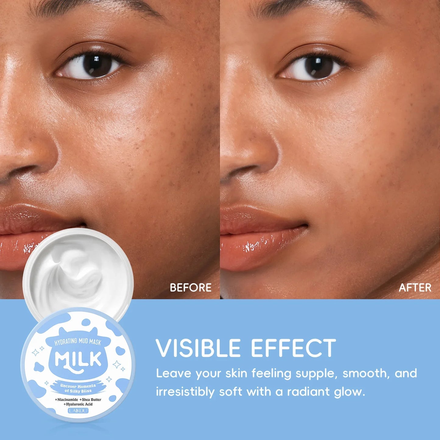 LAIKOU Milk Hydrating Mud Mask | 90g