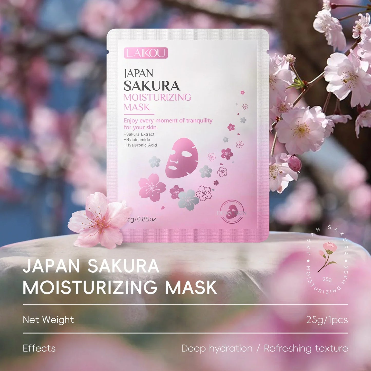 LAIKOU Japan Sakura Moisturizing Mask | 25g