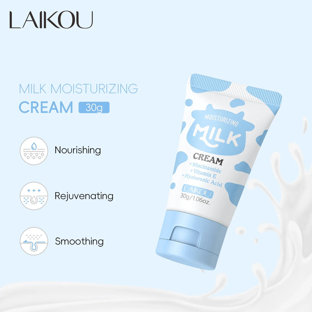 LAIKOU Milk Moisturizing Cream | 30g