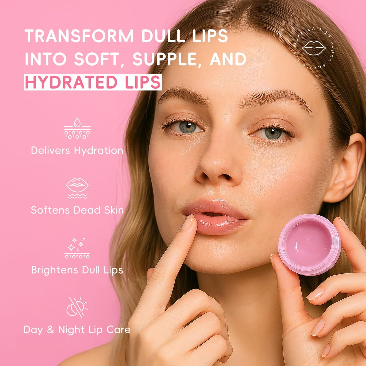 LAIKOU Japan Sakura Lip Mask | 15g