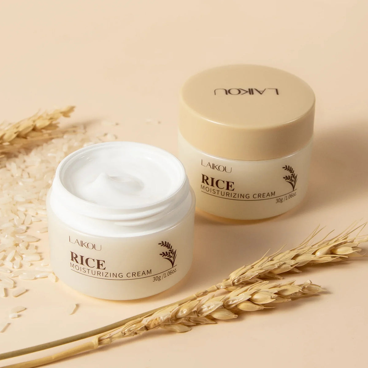 LAIKOU Rice Moisturizing Cream | 30g
