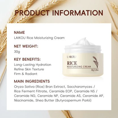 LAIKOU Rice Moisturizing Cream | 30g