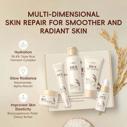LAIKOU Rice 5Pcs Skincare Set (FREE DELIVERY)