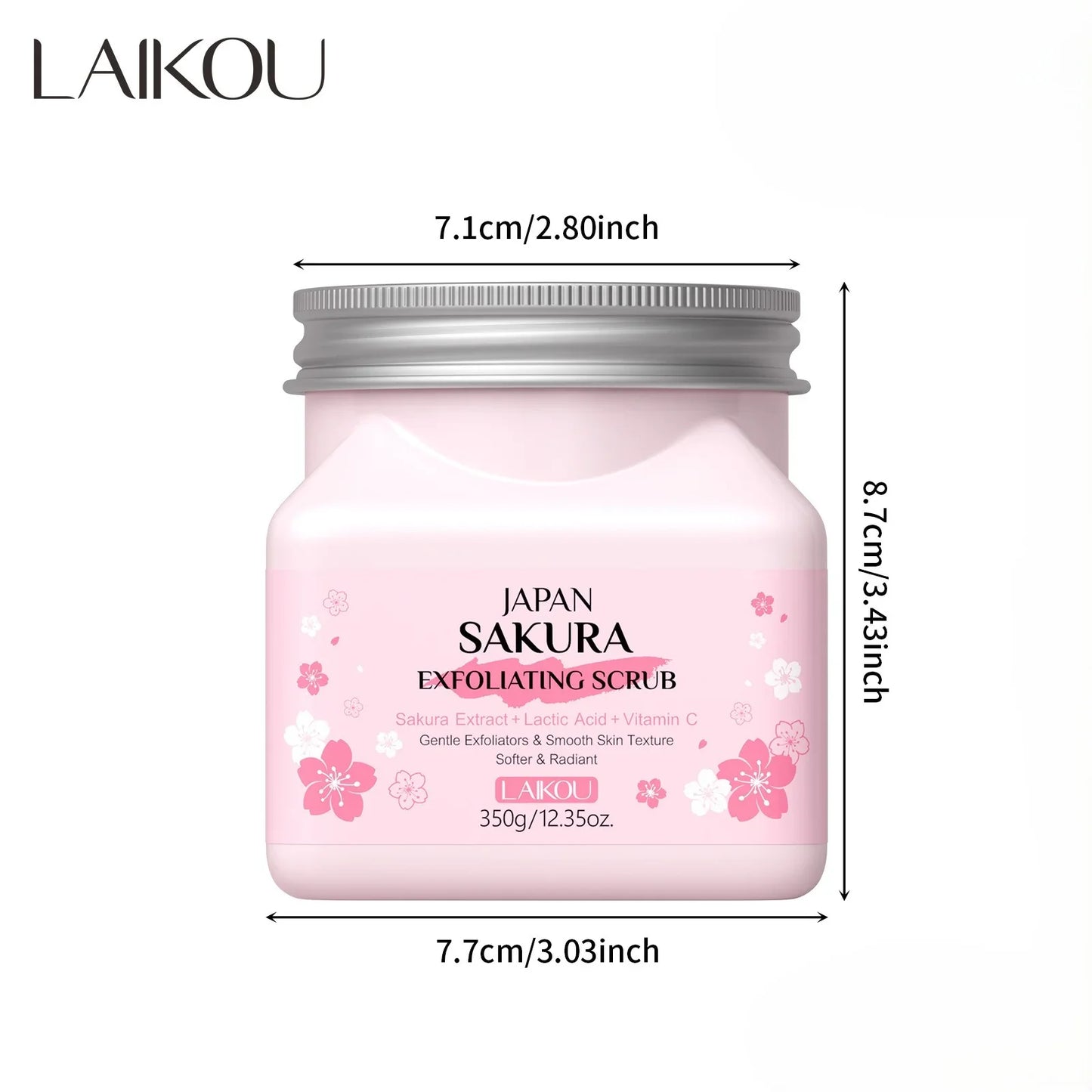 LAIKOU Japan Sakura Exfoliating Scrub | 350g