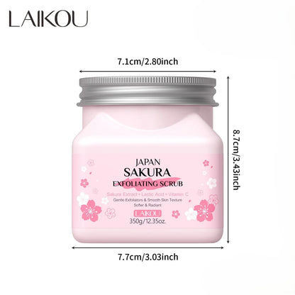 LAIKOU Japan Sakura Exfoliating Scrub | 350g