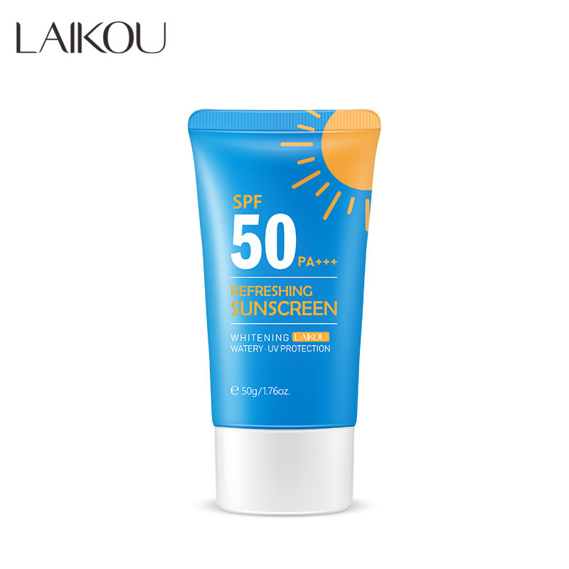 LAIKOU Refreshing Sunscreen Whitening Watery Long Lasting UV Protection Sunblock 50g SPF 50+