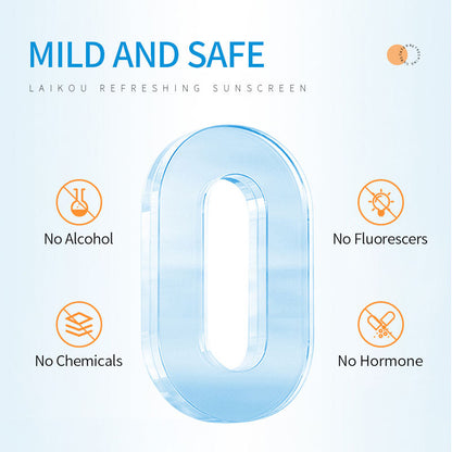 LAIKOU Refreshing Sunscreen Whitening Watery Long Lasting UV Protection Sunblock 50g SPF 50+
