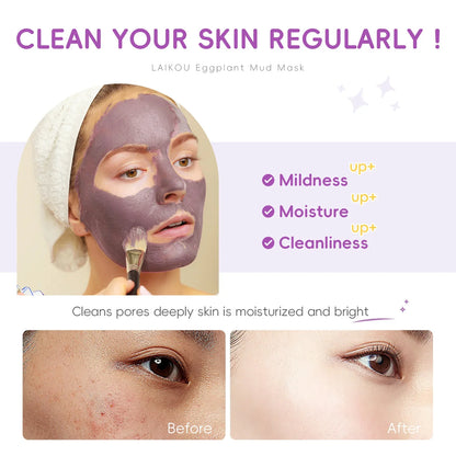 LAIKOU Eggplant Mud Mask | 5g (PACK OF 5)