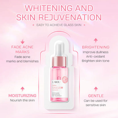 LAIKOU Skin Care Facial Whitening Sakura Face Serum - 1ml